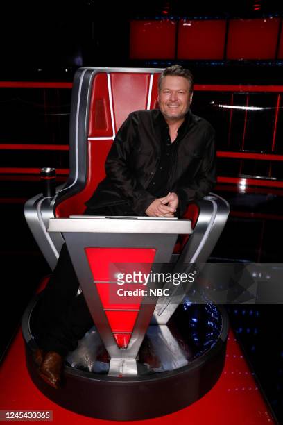 The Voice -- Live Semi-Final Top 8 Eliminations Episode 2219B -- Pictured: Blake Shelton --