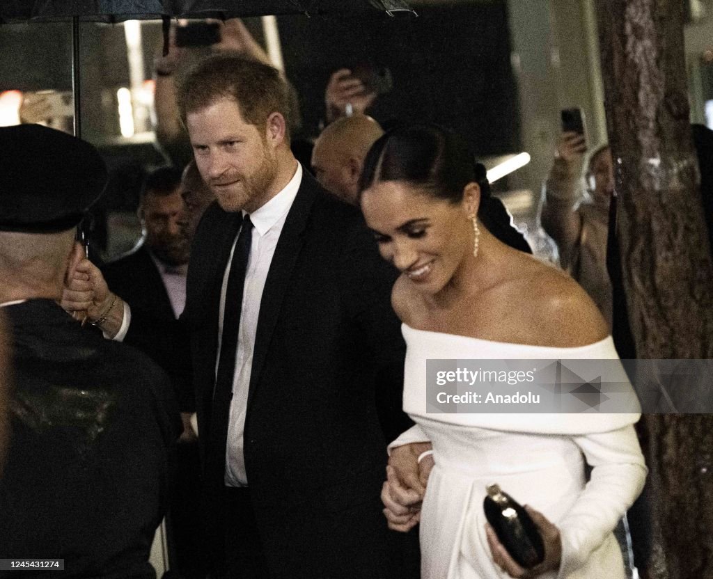 Prince Harry Duke of Sussex and his wife Meghan Markle in New York
