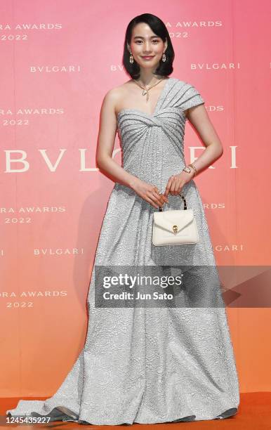 Actress Non attends the Bvlgari Avrora Awards 2022 Photocall at Ariake Arena on December 7, 2022 in Tokyo, Japan.