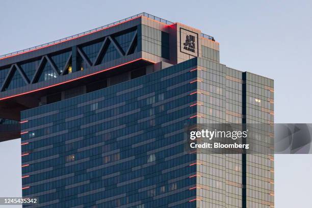 The Gate Tower, developed by Aldar Properties PJSC, on Al Reem district of Abu Dhabi, United Arab Emirates, on Thursday, Nov. 24, 2022. The UAE,...