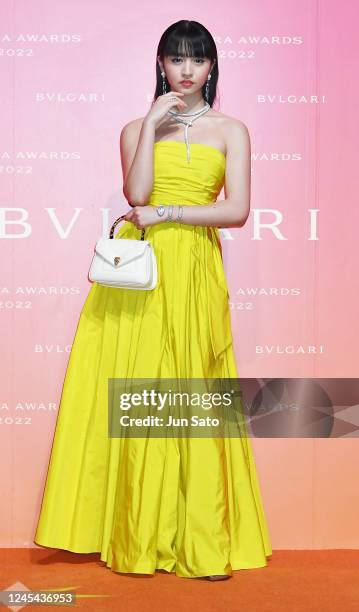 Koki attends the Bvlgari Avrora Awards 2022 Photocall at Ariake Arena on December 7, 2022 in Tokyo, Japan.