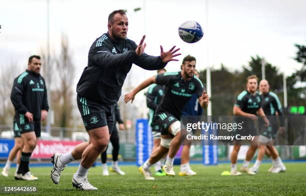 Dublin , Ireland - 5 December 2022; Ed Byrne during a Leinster Rugby squad training session at Energia Park in Dublin.