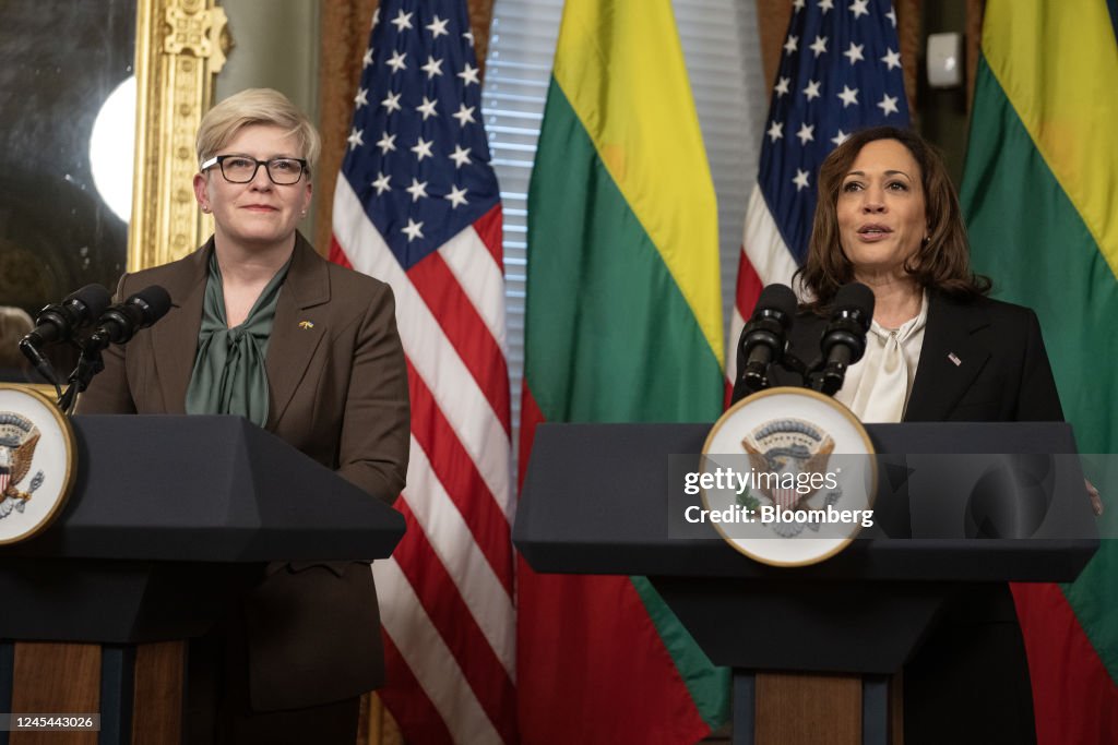 Vice President Harris Meets With Lithuania's Prime Minister Ingrida Simonyte