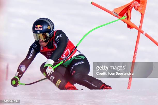 Sofia Goggia of Italy competes in the downhill event at the Lake Louise Audi FIS Ski World Cup on December 2 at the Lake Louise Ski Resort in Lake...