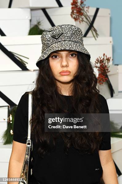 Dafne Keen attends the Prada holiday party on December 7, 2022 in