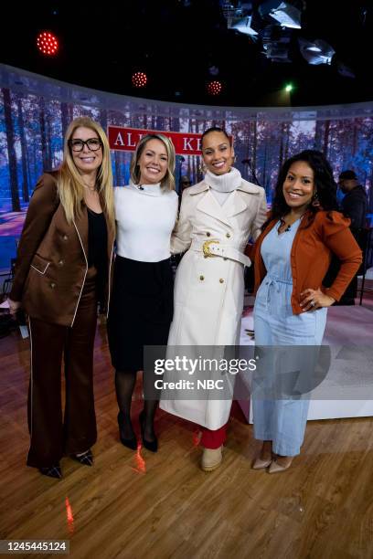 Jill Martin, Dylan Dreyer, Alicia Keys and Sheinelle Jones on Tuesday, December 6, 2022 --