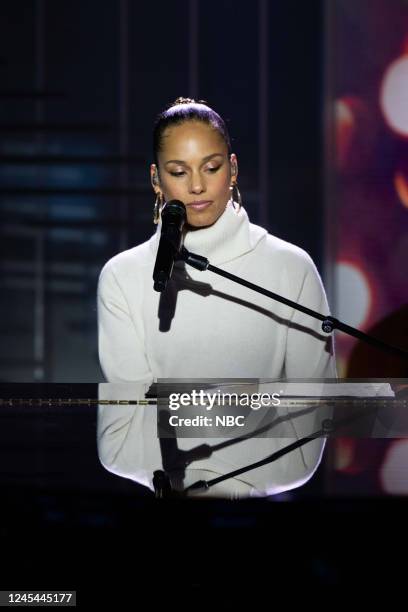 Alicia Keys on Tuesday, December 6, 2022 --