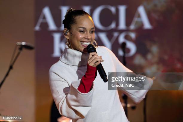 Alicia Keys on Tuesday, December 6, 2022 --
