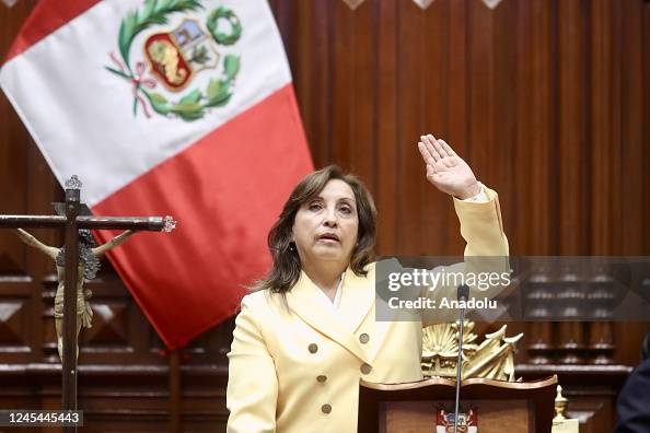 Vice President Dina Boluarte sworn in as Peru's new leader after Congress removes President Pedro Castillo Vice President Dina Boluarte sworn in as Peru's new leader after Congress removes President Pedro Castillo