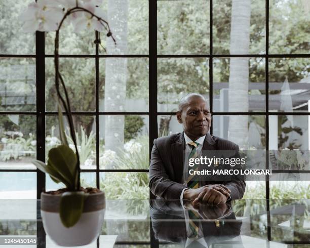 Africa National Congress veteran politician Zweli Mkhize poses during a photo session in Johannesburg on December 7, 2022. - Mkhize is a South...