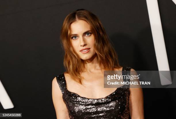 Actress Allison Williams arrives for the premiere of Universal Pictures "M3GAN" at the TCL Chinese Theatre in Hollywood, California, on December 7,...