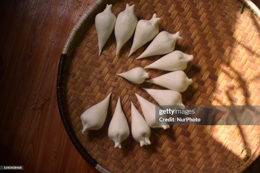 Yomari Lesson A woman makes Yomari during Yomari Punhi in Kathmandu, Nepal on... News ...