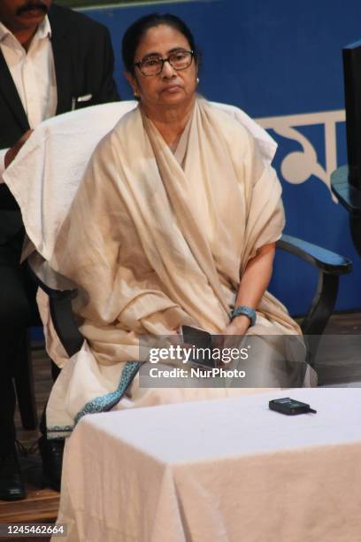 West Bengal Chief Minister Mamata Banerjee is laying the foundation stone for a couple of projects at the IPGMER SSKM hospital in Kolkata, India, on...