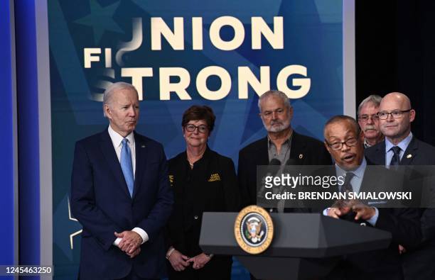 DC: President Biden Delivers Remarks On Unions And The Economy From The South Court Of The White House