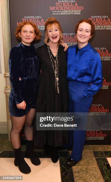 Anna Munden, Julie Legrand and Rebecca Hayes attend the Gala Performance after party for the new cast of "To Kill A Mockingbird" at The Gielgud...