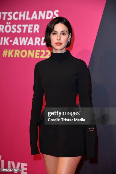 Lena Meyer-Landrut attends the 1Live Krone 2022 at Jahrhunderthalle on December 8, 2022 in Bochum, Germany.