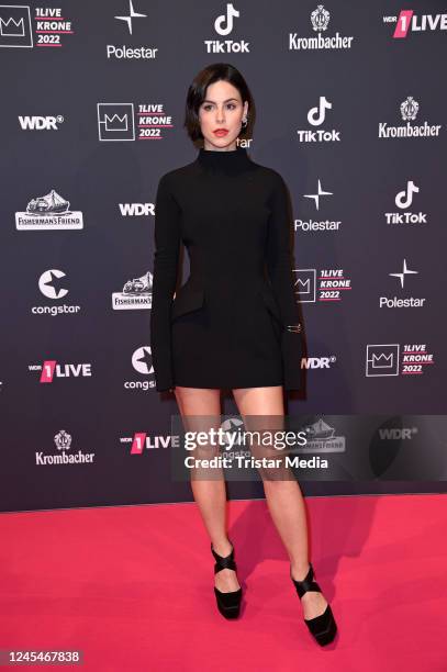 Lena Meyer-Landrut attends the 1Live Krone 2022 at Jahrhunderthalle on December 8, 2022 in Bochum, Germany.