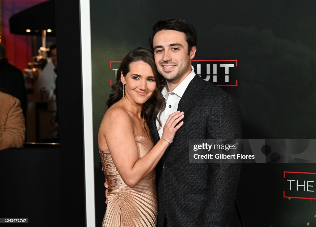 Devin And Hunter Cordle Hunter Cordle, Devin Cordle at the world premiere of "The Recruit
