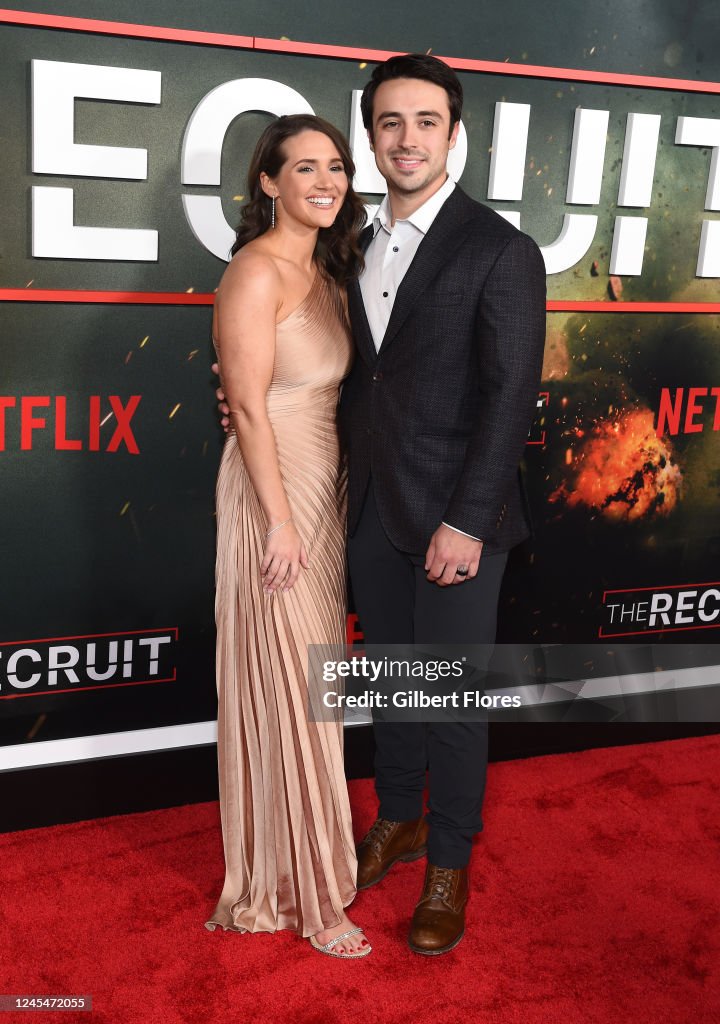 Hunter Cordle Hunter Cordle, Devin Cordle at the world premiere of "The Recruit