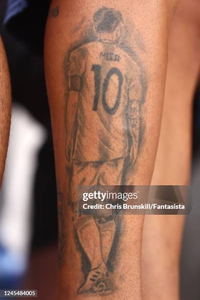 Lionel Messi Tattoo Photos and Premium High Res Pictures - Getty Images Lionel Messi Tattoo Photos and Premium High Res Pictures - Getty Images