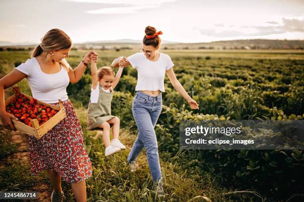 happy childhood - berry fruit stock pictures, royalty-free photos & images