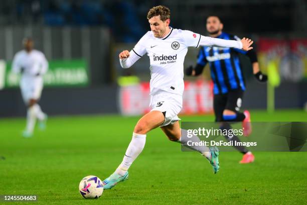 Christopher Lenz of Eintracht Frankfurt in action during Atalanta Bergamo-Eintracht Frankfurt, match valid for 25th edition of Trofeo Bortolotti of...