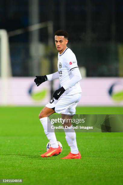 Tuta of Eintracht Frankfurt in action during Atalanta Bergamo-Eintracht Frankfurt, match valid for 25th edition of Trofeo Bortolotti of Tour Sul...