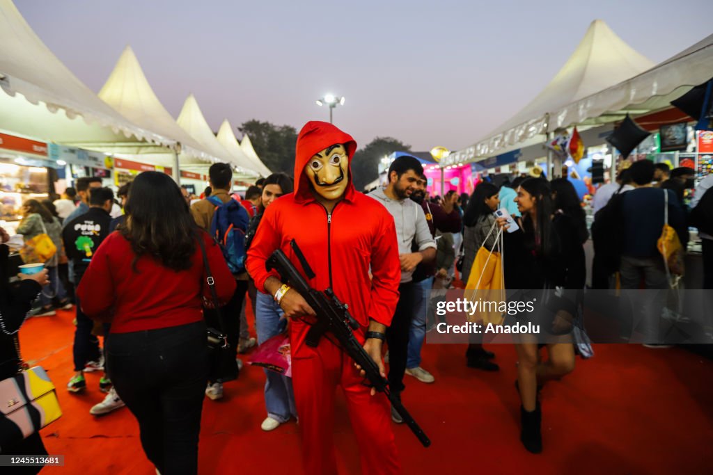 Participants attend the Delhi Comic Con 2022, in New Delhi, India on ...