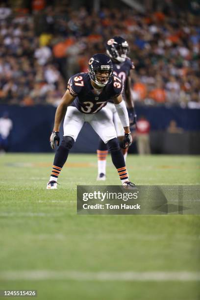 Chicago Bears cornerback Bryce Callahan in coverage during an NFL football game between the Philadelphia Eagles and the Chicago Bears Monday,...