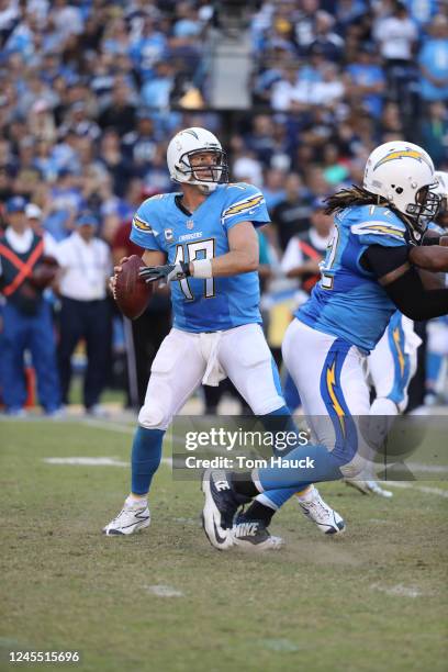 San Diego Chargers quarterback Philip Rivers in action during an NFL game between the San Diego Chargers and the Tennessee Titans , Sunday, November...