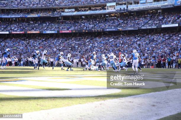 San Diego Chargers quarterback Philip Rivers in action during an NFL game between the San Diego Chargers and the Tennessee Titans , Sunday, November...