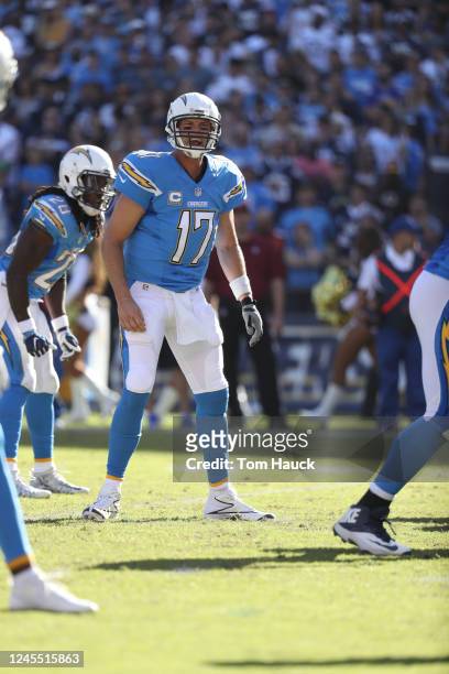 San Diego Chargers quarterback Philip Rivers in action during an NFL game between the San Diego Chargers and the Tennessee Titans , Sunday, November...