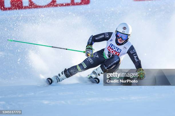 Elisa competes in the first run of the Women's Giant Slalom event during Audi FIS Alpine Ski World Cup - Women's Giant Slalom on December 10, 2022 in...