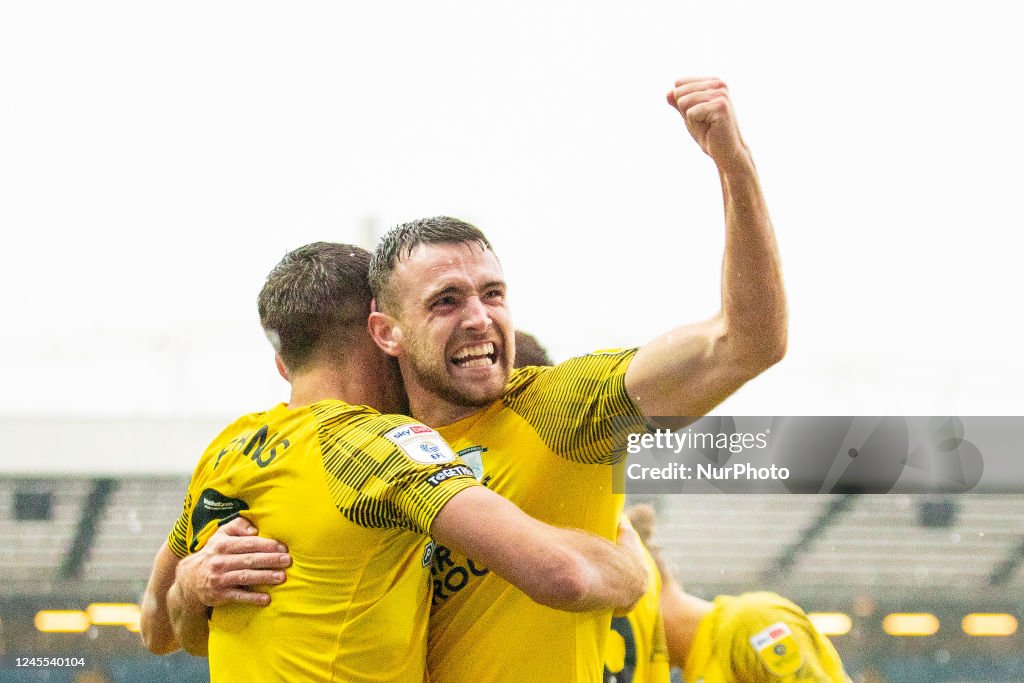Benjamin Whiteman Ben Whiteman of Preston North End celebrates his goal during the Sky ...