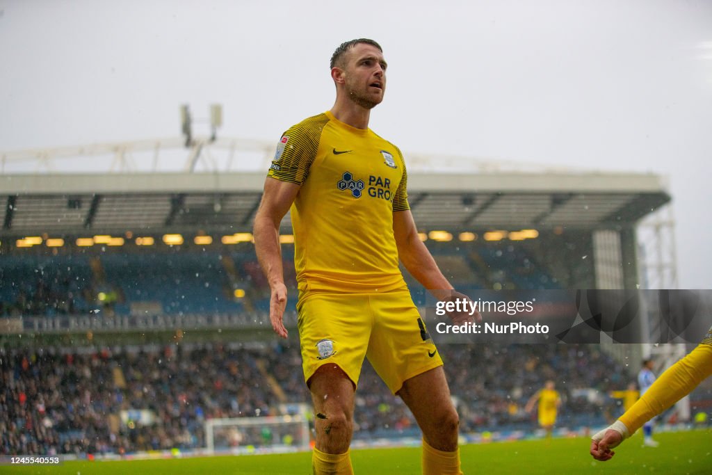 Benjamin Whiteman Ben Whiteman of Preston North End' celebrates his goal during the Sky ...