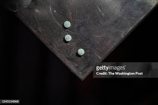The Mexican attorney generals office in Tijuana keeps thousands of pounds of seized drugs, including mountains of fentanyl in a garage beneath their...