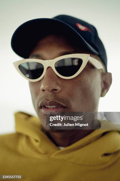 Musician Pharrell Williams poses for a portrait on July 10, 2019 in Paris, France.