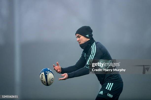 Dublin , Ireland - 12 December 2022; Jonathan Sexton during a Leinster Rugby squad training session at Energia Park in Dublin.