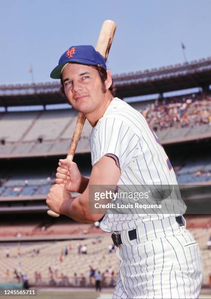Ron Hodges of the New York Mets poses for a photo prior to a National League game at Shea Stadium on an unknown date in the Queens borough of New...