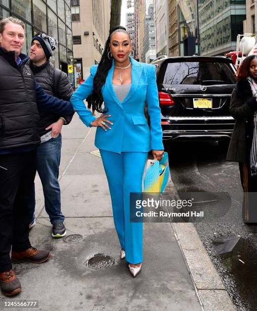 Vivica A. Fox is seen outside the "Today" show on December 12, 2022 in New York City.