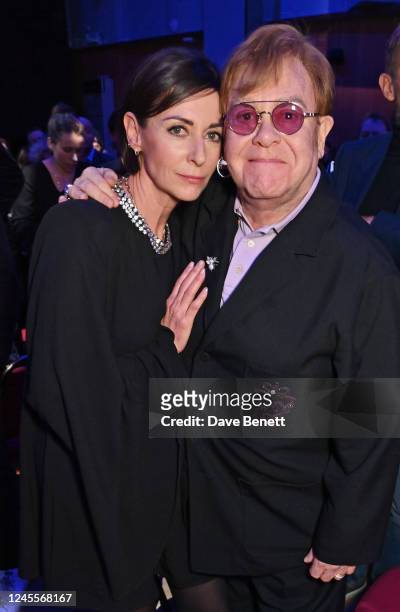 Mary McCartney and Sir Elton John attend the Disney Original Documentary's "If These Walls Could Sing" London Premiere at Abbey Road Studios on...