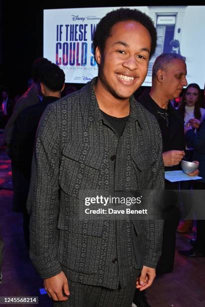 Sheku Kanneh-Mason attends the Disney Original Documentary's "If These Walls Could Sing" London Premiere at Abbey Road Studios on December 12, 2022...