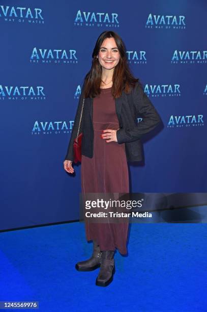 GermanY Paula Schramm attends the "Avatar - The Way of Water" German premiere at Zoo Palast on December 12, 2022 in Berlin, Germany.