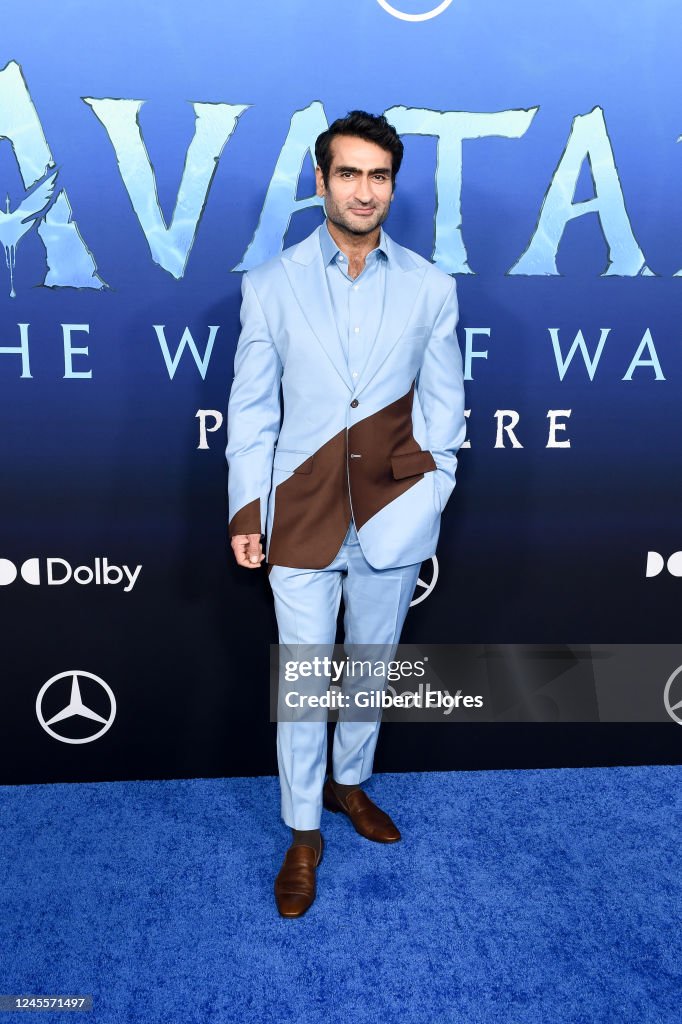 Kumail Nanjiani at the premiere of "Avatar: The Way of Water" held at