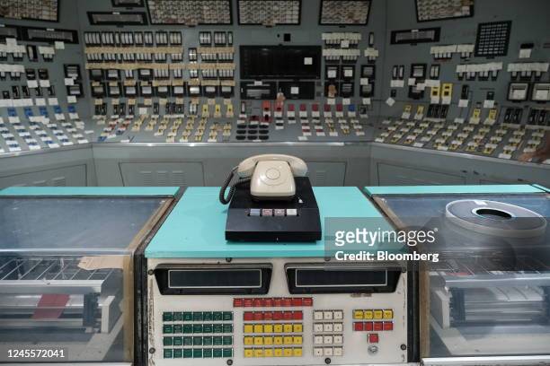 Telephone to call directly the office of the President of the Philipppines displayed in the main control room inside the Bataan Nuclear Power Plant...
