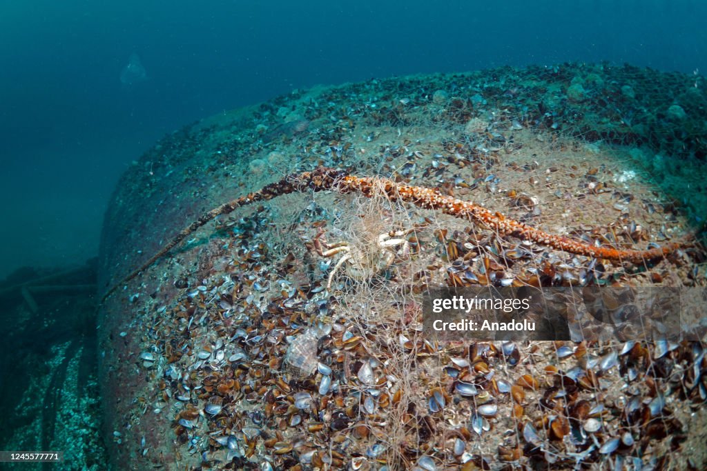 Sunken German submarine U20 of WWII off Black Sea in Turkiye