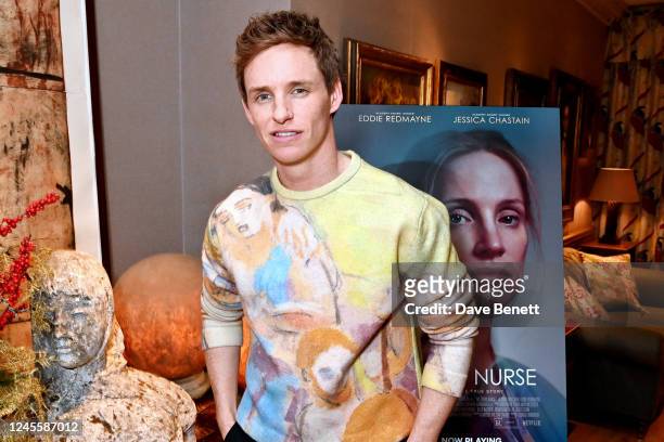 Eddie Redmayne attends the special screening of "The Good Nurse" with Eddie Redmayne and Krysty Wilson-Cairns hosted by Dior at The Charlotte Street...