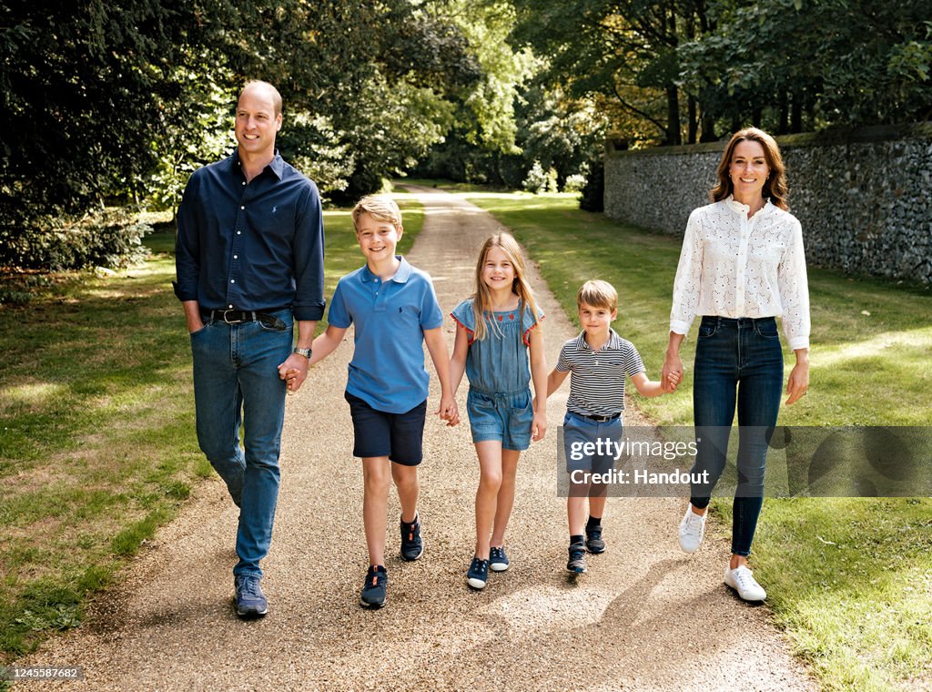 The Prince And Princess Of Wales Release Their Christmas Card Photograph