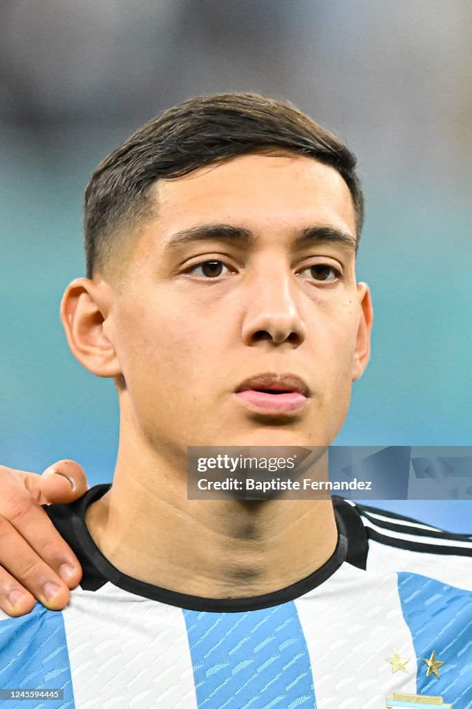 Nahuel MOLINA of Argentina prior to the FIFA World Cup Qatar 2022