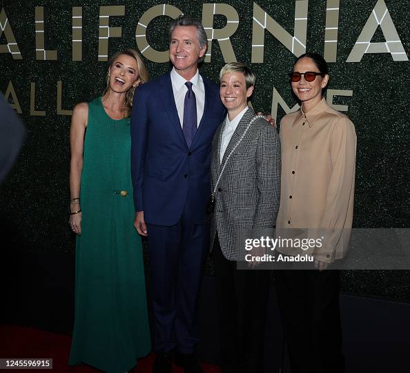 First Partner Governor Gavin Newsom , First Partner of California Jennifer Siebel ...